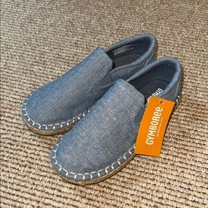 NWT Gymboree Denim Blue Slip-On Loafers toddler size 12